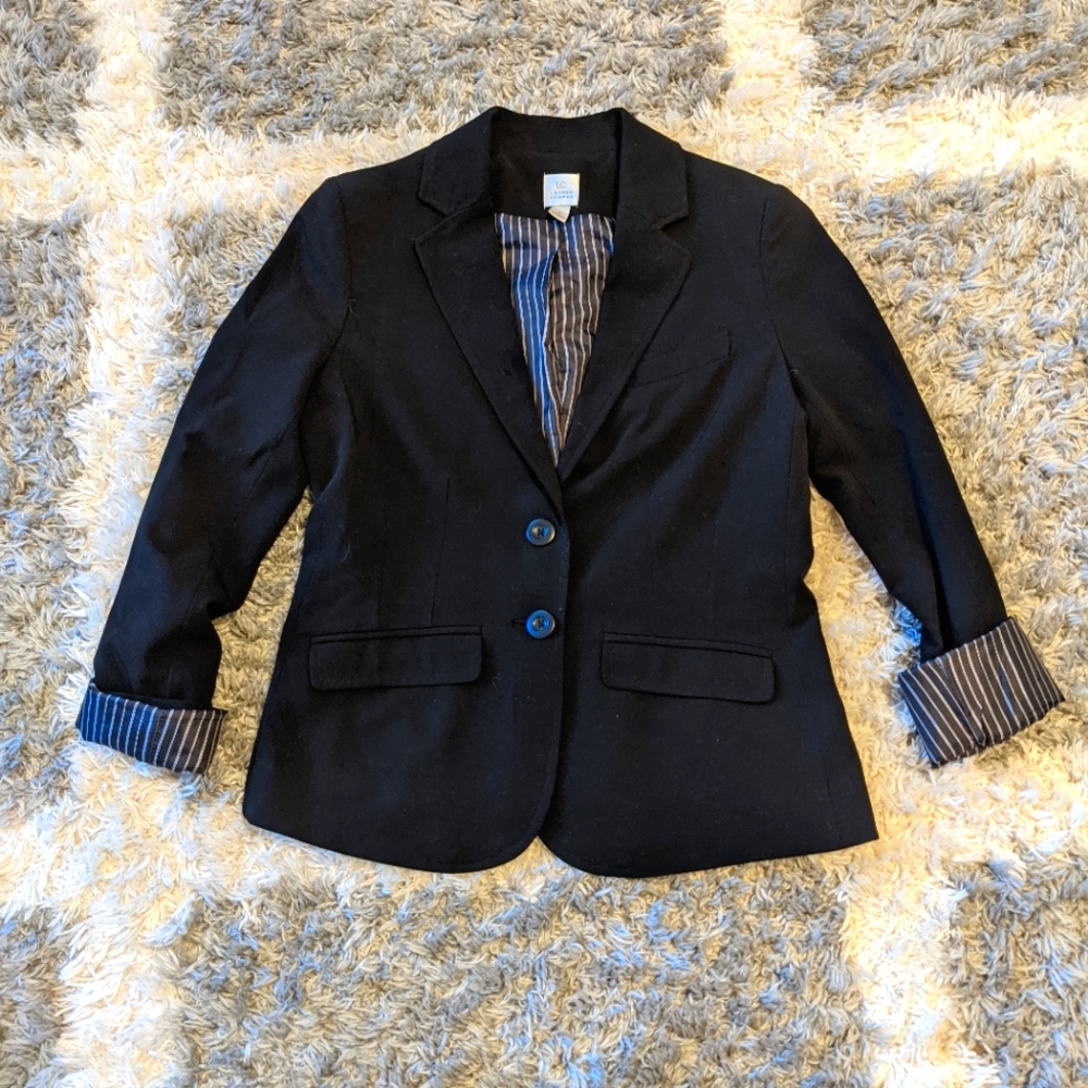 LC Lauren Conrad Black Blazer- Size 2
